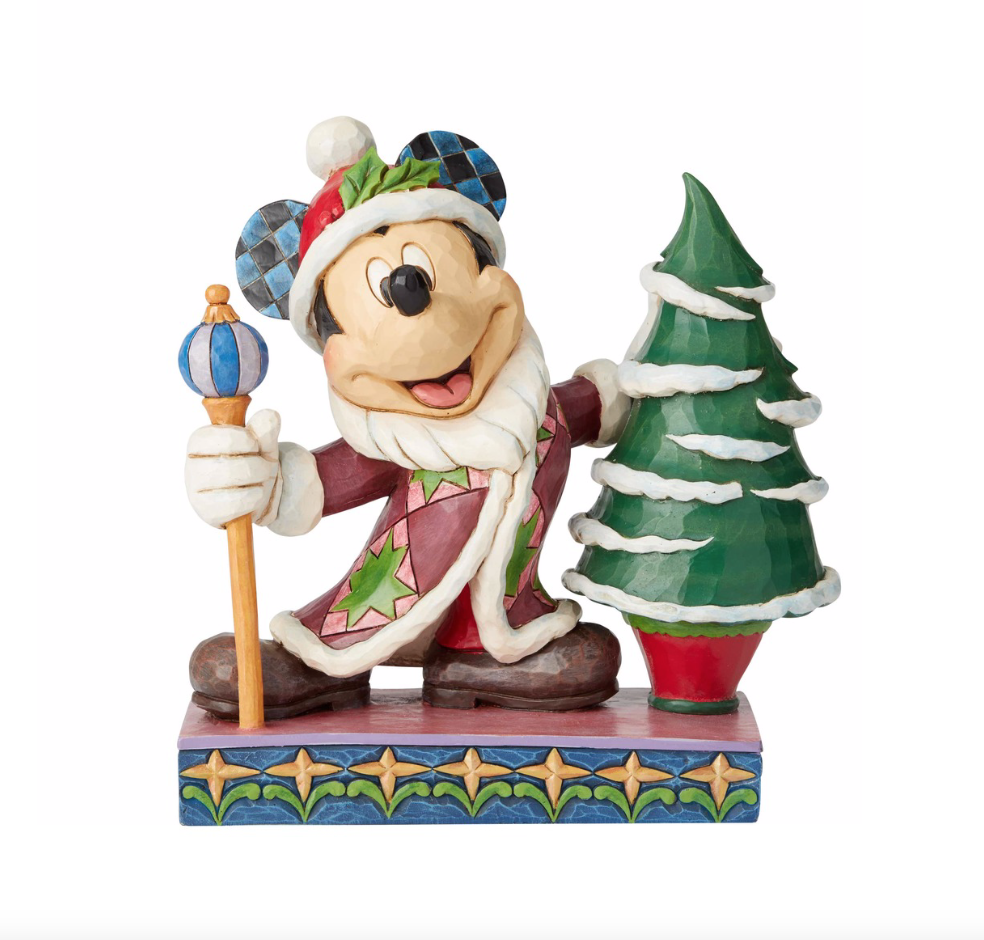 Jim Shore Natale.Jim Shore Disney Traditions 2019 Christmas Santa Mickey And Christmas Tree Toyslife