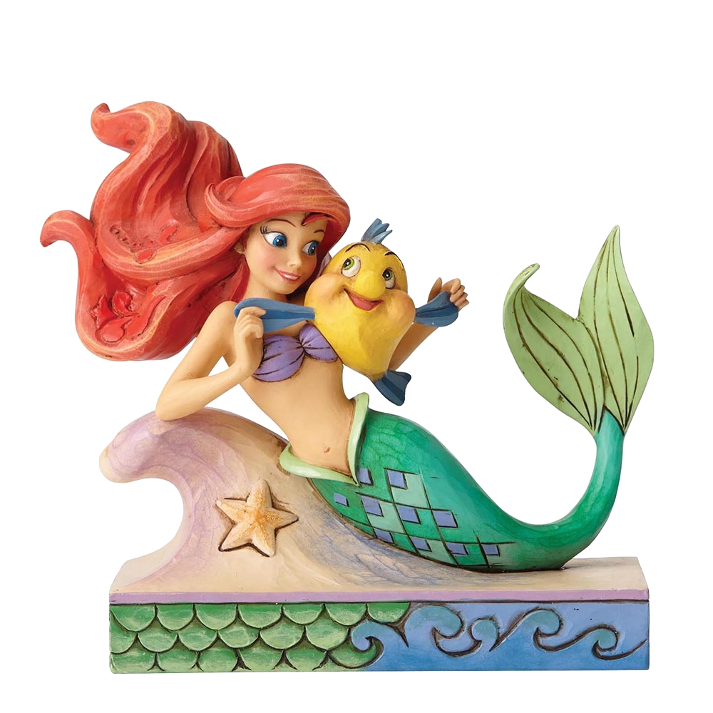 jim-shore-disney-tradtions-ariel-with-flounder-toyslife