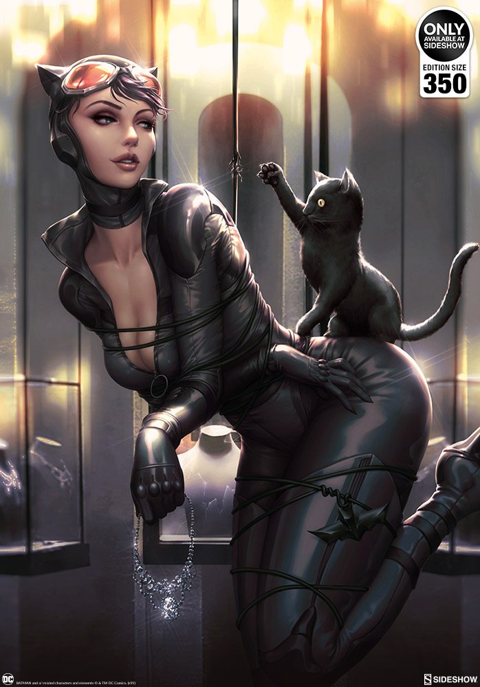 sideshow-dc-catwoman-all-tied-up-by-kendrick-lim-exclusive-signed-art-print-toyslife-icon