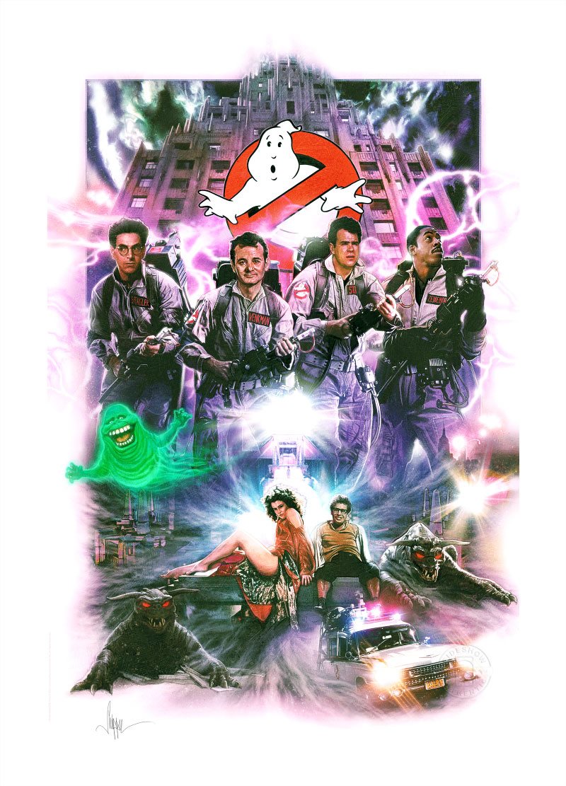 sideshow-ghostbusters-unframed-art-print-toyslife-icon