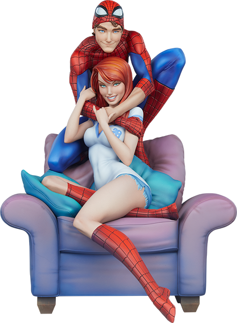 sideshow-marvel-spiderman-and-mary-jane-maquette-toyslife