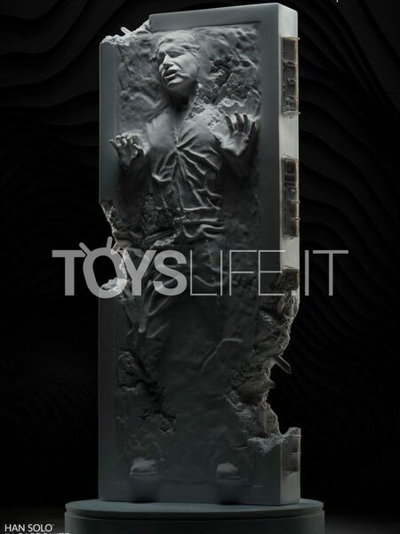 Arsham Studio/ Sideshow Star Wars Han Solo In Carbonite Crystallized Relic Statue