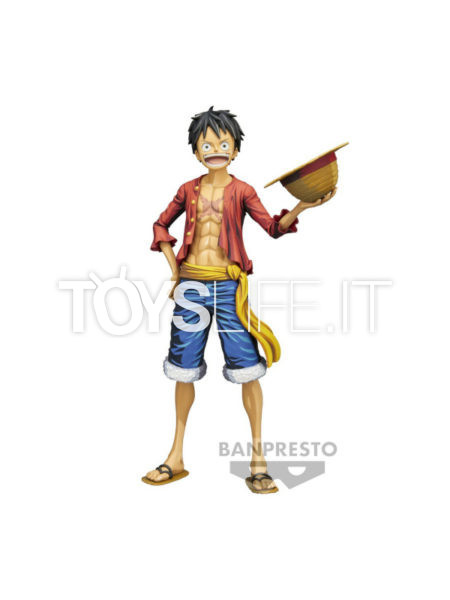 Banpresto One Piece Monkey D. Luffy Grandista Nero Manga Dimensions Pvc Statue