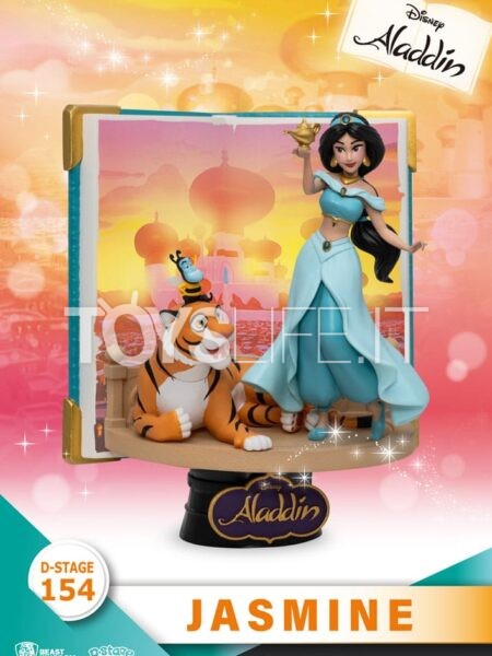Beast Kingdom Toys Disney Aladdin Jasmine Storybook Pvc Diorama