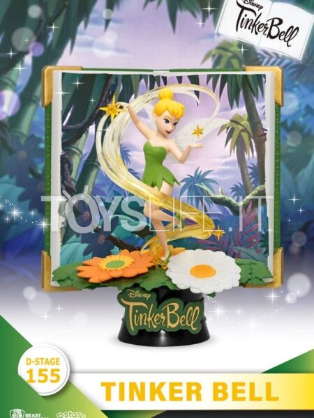 Beast Kingdom Toys Disney Peter Pan Tinkerbell Storybook Pvc Diorama
