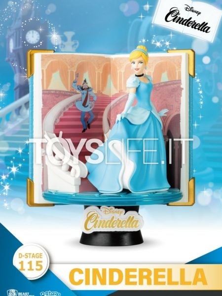 Beast Kingdom Toys Disney Story Book Series Cinderella Pvc Diorama