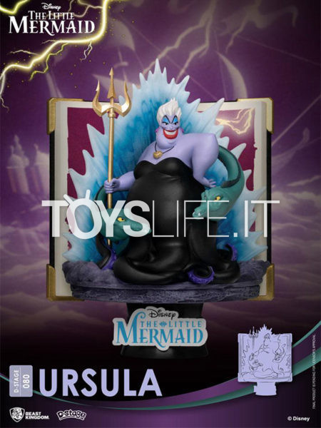 Beast Kingdom Disney Story Book Series The Little Mermaid Ursula Pvc Diorama