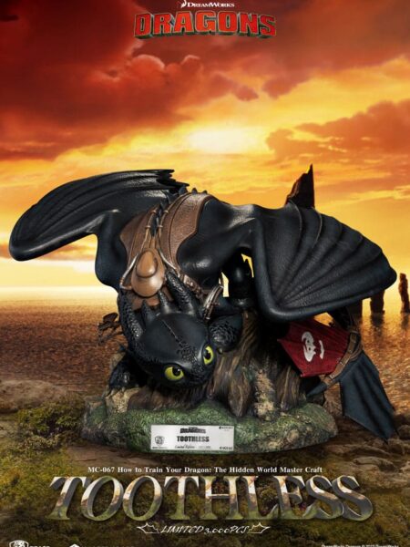 Beast Kingdom Toys How to Train Your Dragon The Hidden World Toothless Statue