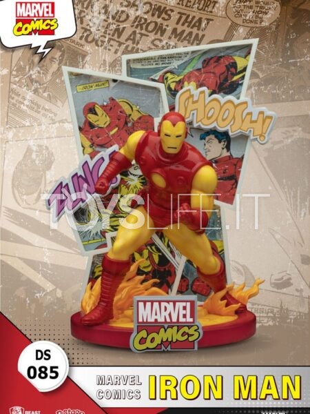 Beast Kingdom Toys Marvel Comics Iron Man Classic Pvc Diorama
