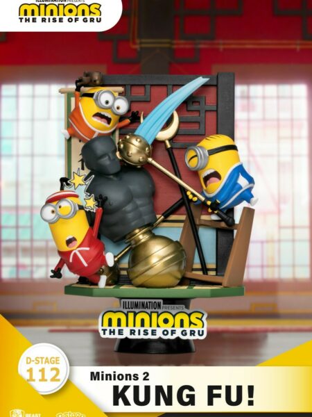 Beast Kingdom Toys Minions 2 The Rise Of Gru Kung Fu Pvc Diorama