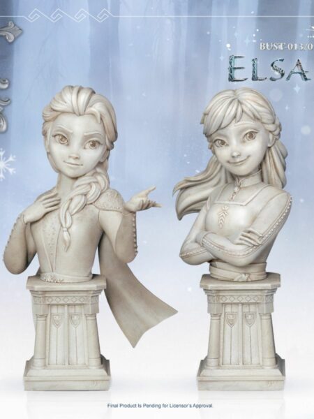 Beast Kingdom Toys Disney Princess Series Frozen 2 Elsa/ Anna Pvc Bust