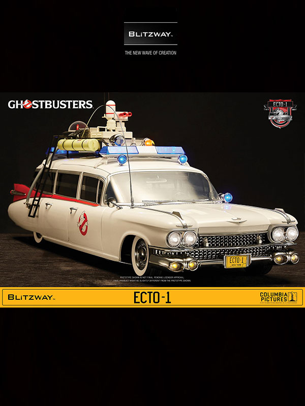 Blitzway Ghostbusters Ecto-1 Vehicle 1:6 Replica