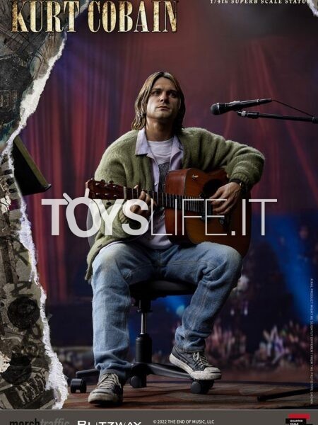 Blitzway Kurt Cobain 1:4 Unplugged Superb Scale Statue