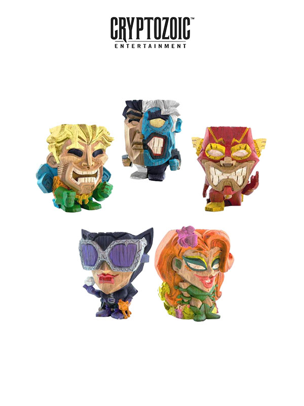 Cryptozoid Entertainment DC Teekeez Wave 2 Flash Two Face Aquaman Catwoman & Poison Ivy