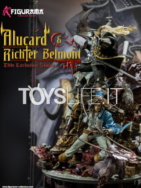 Figurama Collectors Castlevania Symphony of the Night Alucard & Richter Belmont 1:6 Exclusive Statue
