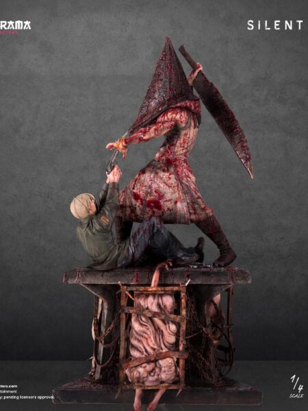 Figurama Collectors Silent Hill Red Pyramid Thing vs James Sunderland  Elite Exclusive 1:4 Statue