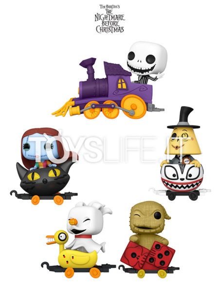 Funko Disney Nightmare Before Christmas Jack Train Engine/ Sally Cat Cart/ Zero Duck Cart/ Mayor Ghost Cart/ Oogie Dice Cart