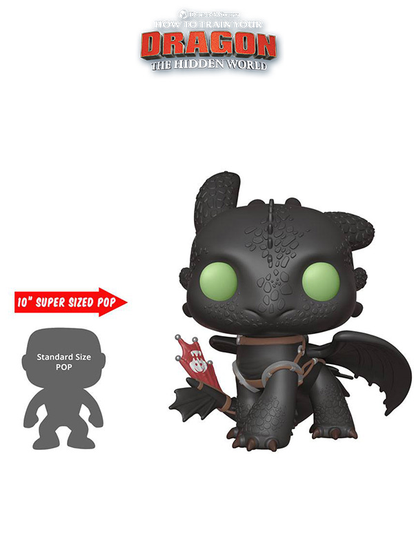 Funko Disney How Train your Dragon 3 Toothless Supersized