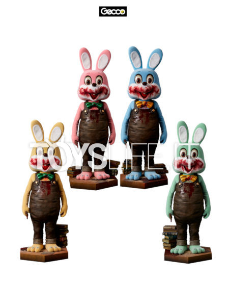 Gecco Dead By Daylight Silent Hill Chapter Robbie The Rabbit Pink/ Blue/ Yellow/ Green 1:6 Statue