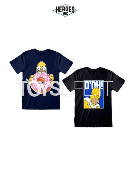 Heroes Inc The Simpsons Homer Donut/ DOH T-Shirt