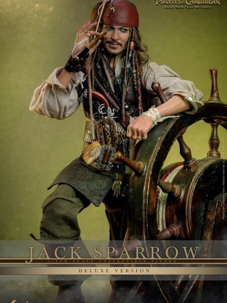 Hot Toys Pirates of the Caribbean Dead Men Tell No Tales Jack Sparrow 1:6 Figure Deluxe Version