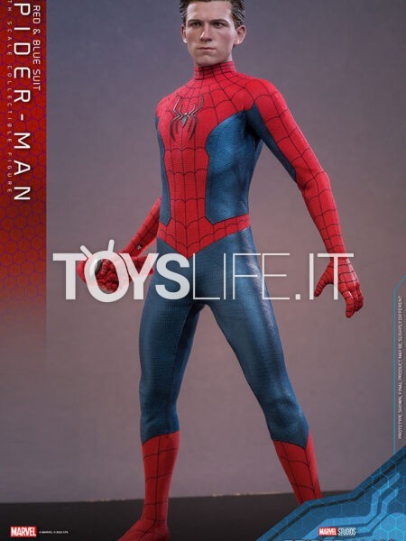 Hot Toys Marvel Spider-Man No Way Home New Red and Blue Suit Spider-Man 1:6 Figure