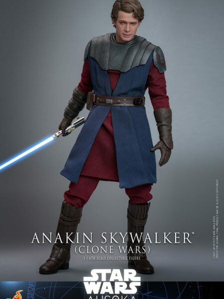 Hot Toys Star Wars Ahsoka Anakin Skywalker Clone Wars 1:6 Figure