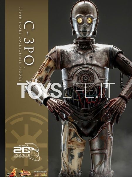 Hot Toys Star Wars Attack of the Clones C-3PO 1:6 Diecast Figure