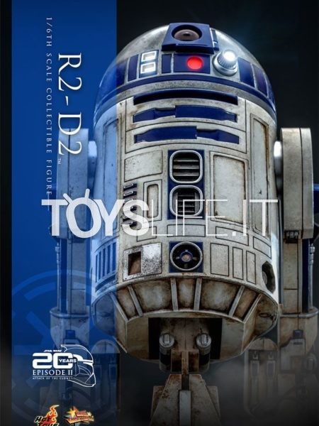 Hot Toys Star Wars Attack of the Clones R2-D2 1:6 Diecast Figure