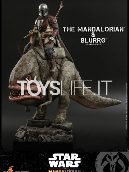 Hot Toys Star Wars The Mandalorian The Mandalorian & Blurrg 2-Pack 1:6 Set