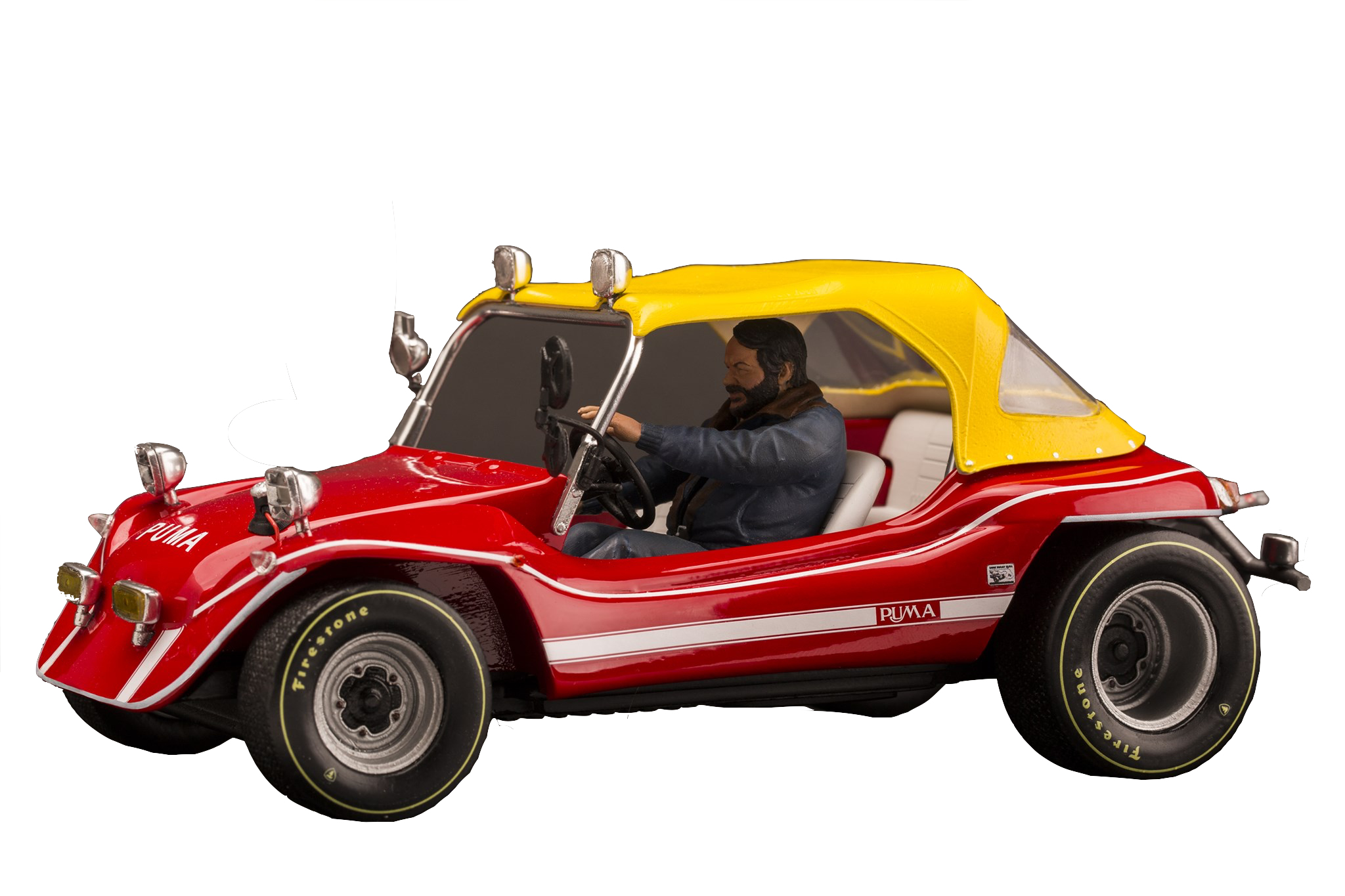 infinite-statue-bud-spencer-on-dune-buggy-1:18-statue-toyslife