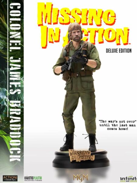Infinite Statue & Kaustic Plastic Missing In Action Colonel James Braddock 1:6 Figure Deluxe Edition
