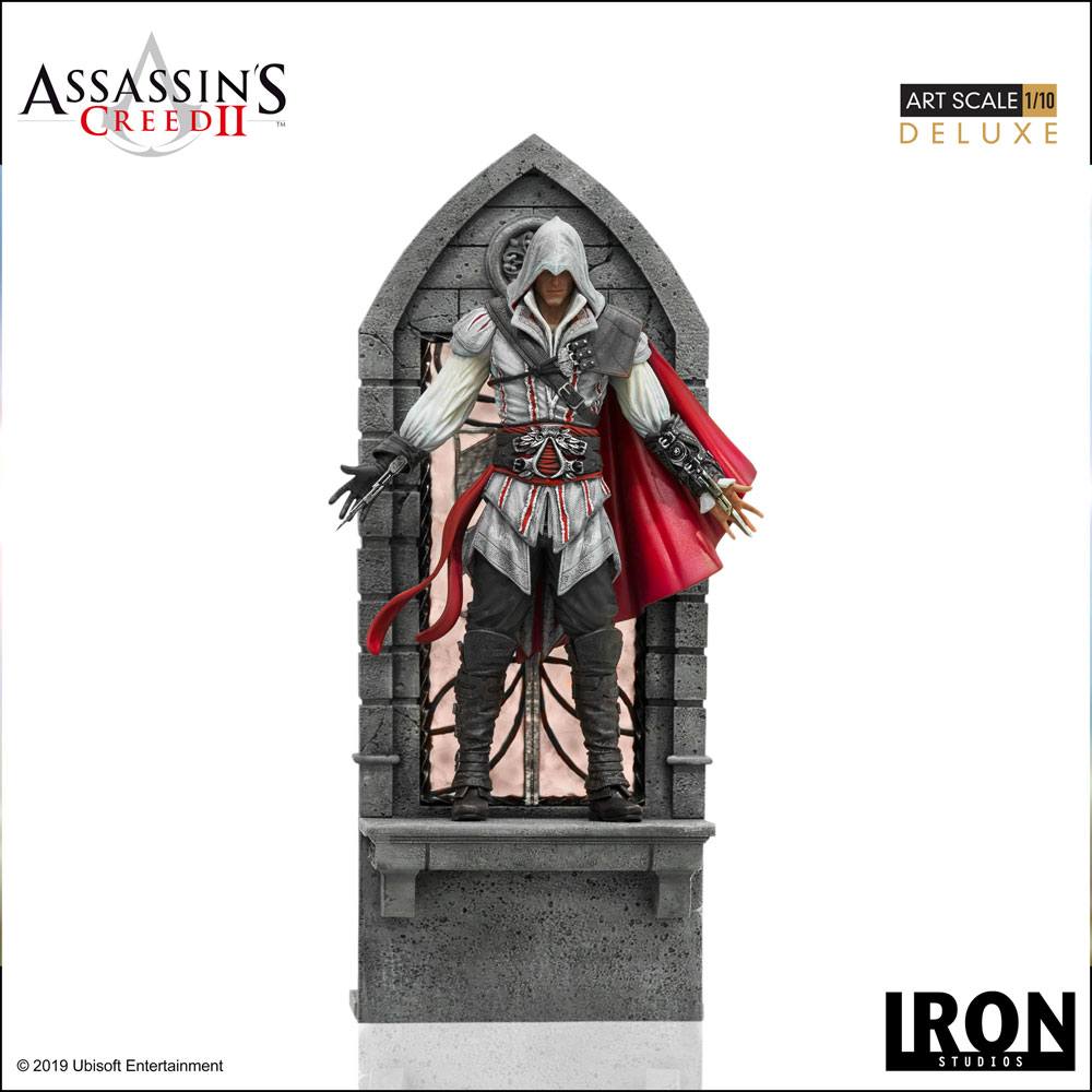 Assassin's Creed II - Ezio Auditore Black Edition - Ubisoft Attakus 8''  pvc statue