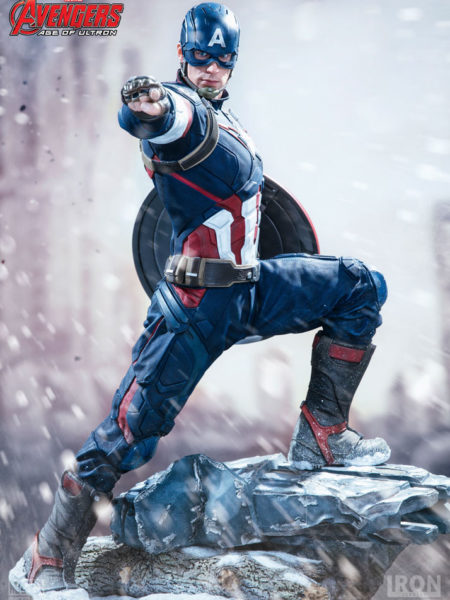 Iron Studios Avengers Age Of Ultron Captain America 1:4 Statue