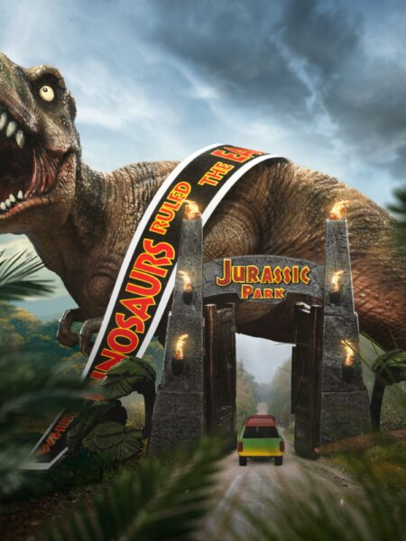 Iron Studios Jurassic Park T-Rex Illusion MiniCo Pvc Figure