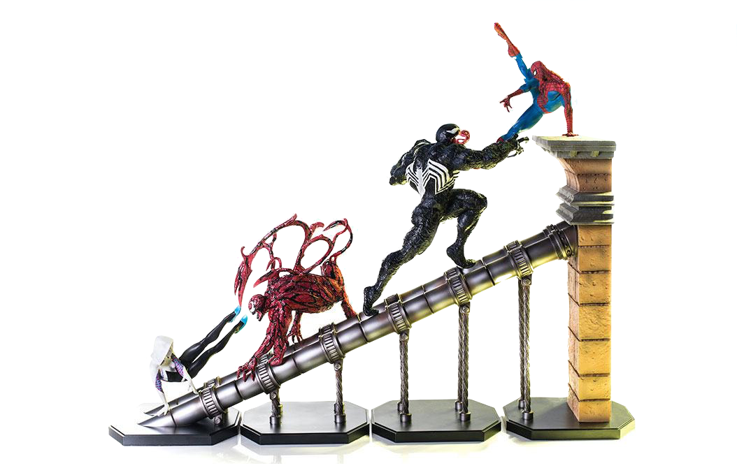 iron-studios-marvel-diorama-spiderman-venom-carnage-spider-gwen-toyslife