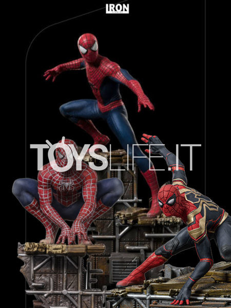 Iron Studios Marvel Spider-Man No Way Home Spider-Man Peter Parker #1/ #2/ #3 1:10 Statue