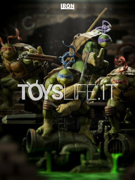Iron Studios Teenage Mutant Ninja Turtles Leonardo/ Donatello/ Michelangelo/ Raphael 1:10 Statue