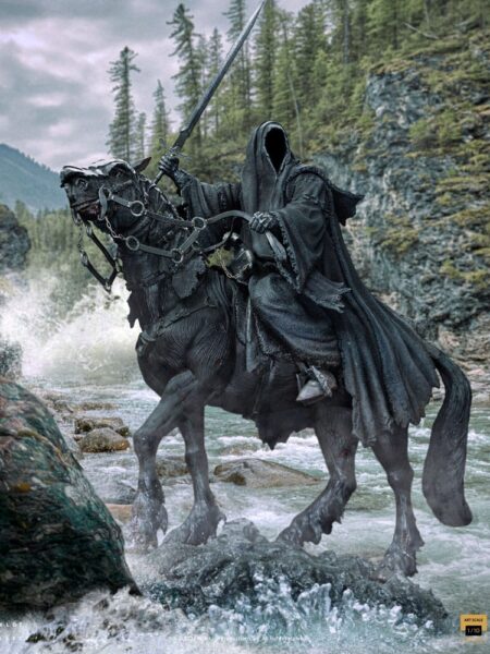 Iron Studios The Lord Of The Rings Nazgûl On Horse 1:10 Deluxe Statue