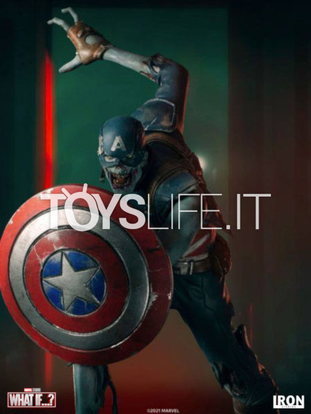 Iron Studios Marvel What If Zombie Captain America 1:10 Statue