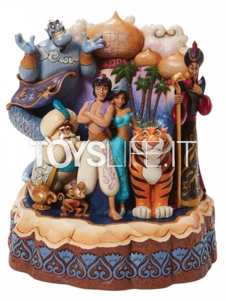 Jim Shore Disney Traditions Aladdin A Wondrous Place Carved By Heart