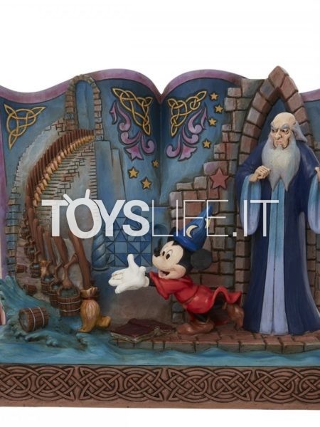 Jim Shore Disney Traditions Fantasia Sorcerer Mickey Storybook