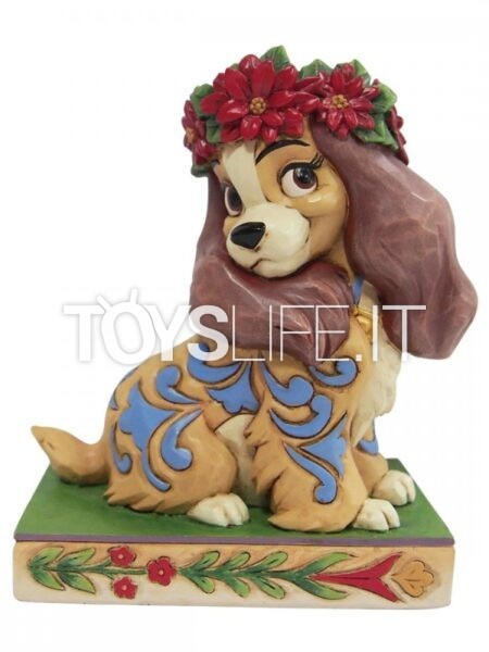 Jim Shore Disney Traditions Christmas Lady And The Tramp Lady Christmas Personality Pose