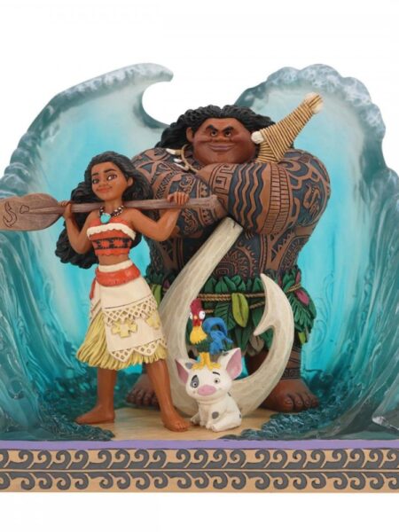 Jim Shore Disney Traditions Oceania Moana Wave Scene