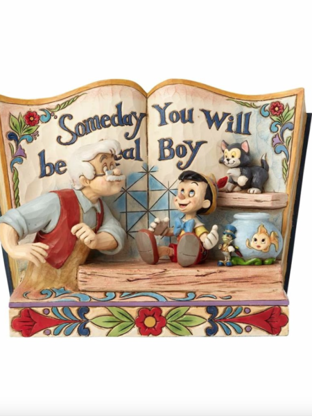Jim Shore Disney Traditions Pinocchio Storybook