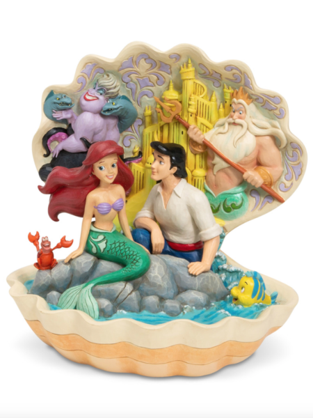 Jim Shore Disney Traditions The Little Mermaid Shell Scene