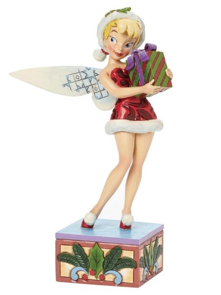 Jim Shore Tinkerbell Holiday Wishes Christmas Statue