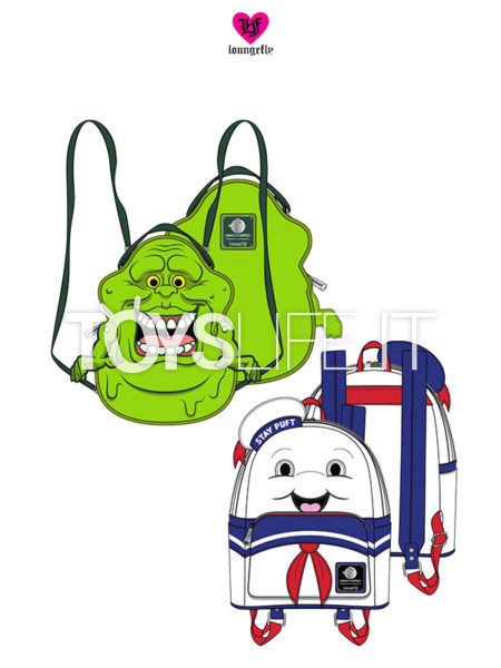 Loungefly Ghostbusters Slimer/ Stay Puft Backpack Zaino