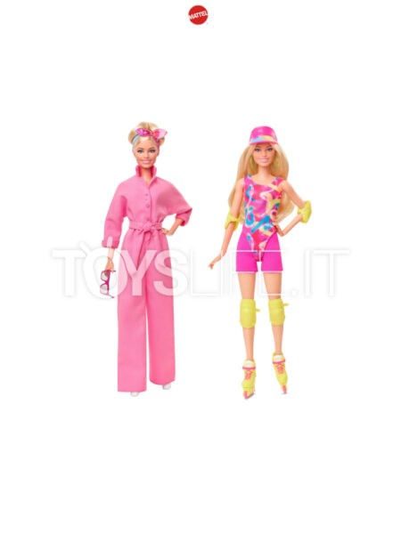 Mattel Barbie The Movie Inline Skating Barbie/ Pink Power Jumpsuit Doll