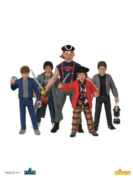 Mezco Toys The Goonies Sloth/ Chunk/ Data/ Mikey/ Mouth 5 Points Figure Set